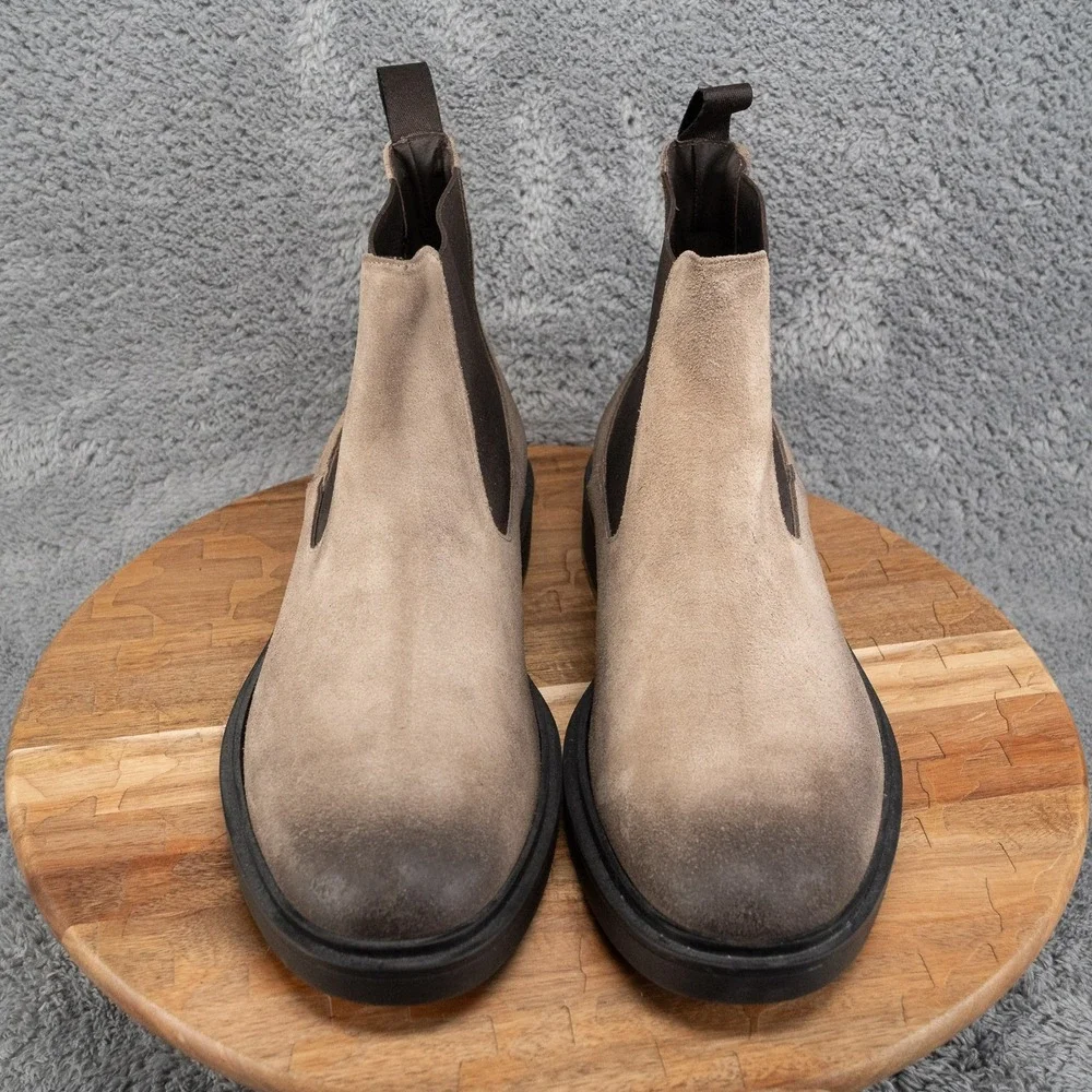 BRUNO MAGLI Men's Paris Suede Chelsea Boots Size 11.5 M $475